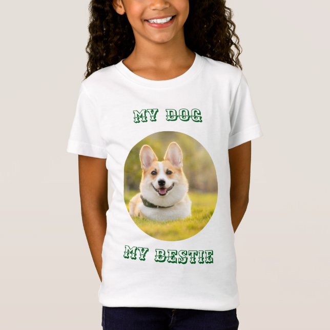Personalized Photo Template for My Dog - My Best T-Shirt (Vorderseite)