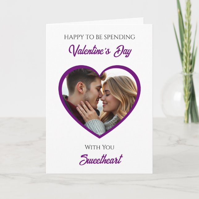 Personalized Photo Valentine's Day | My Favorite  Karte (Vorderseite)