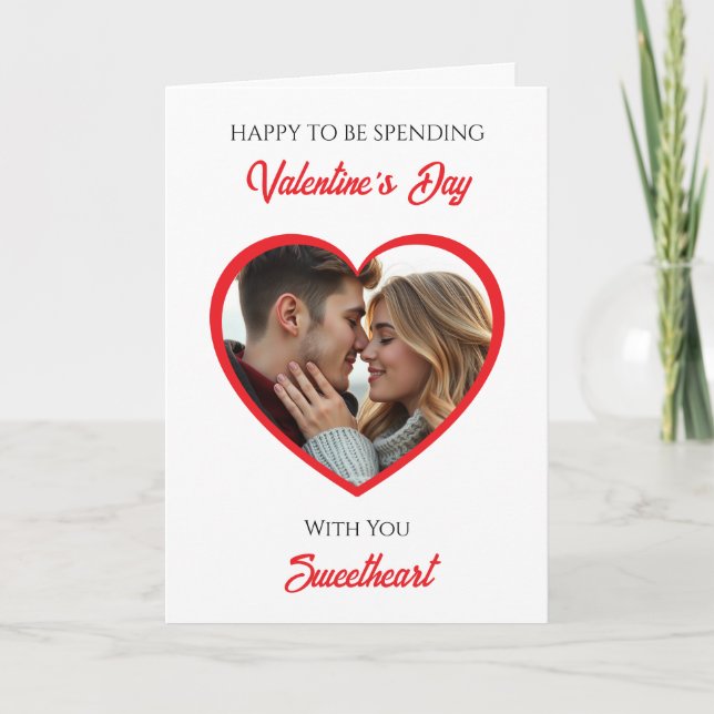 Personalized Photo Valentine's Day | My Favorite  Karte (Vorderseite)