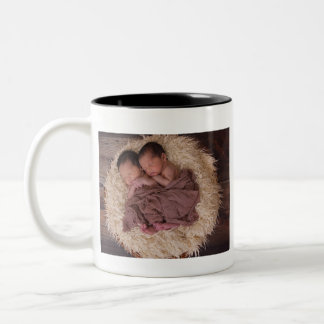 Personalized Photo Zweifarbige Tasse