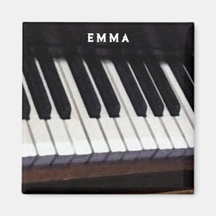 personalized piano magnet