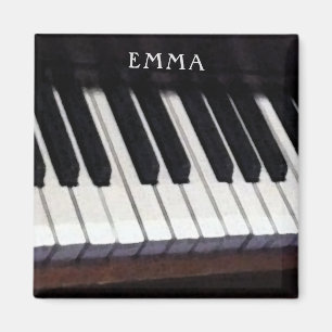 personalized piano magnet