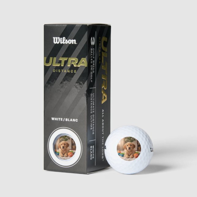 Personalized Picture Golf Ball Professional Finish (Verpackungen)