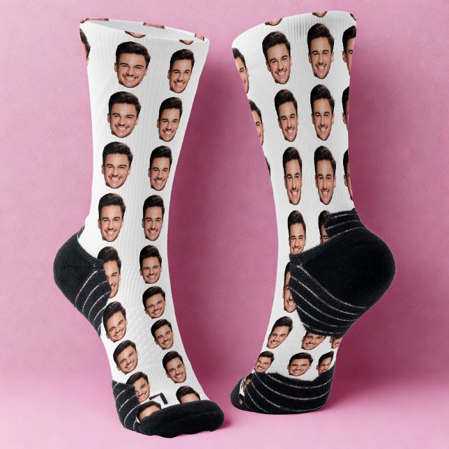 Personalized Picture Socks with Custom Face Print  Socken (Von Creator hochgeladen)