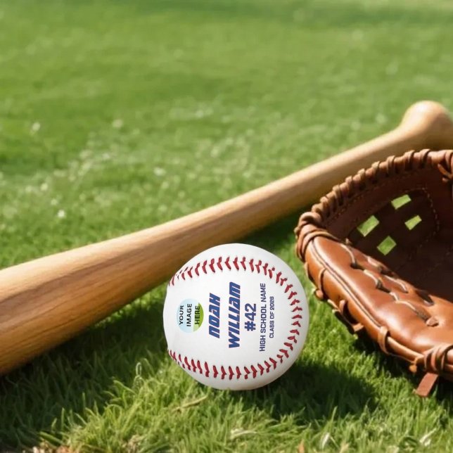 Personalized Player Name Photo Baseball (Von Creator hochgeladen)