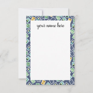 Personalized Postal Worker Note Cards Dankeskarte