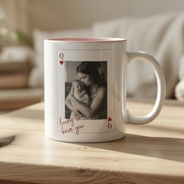 Personalized Queen of Hearts Mother’s Day  Tasse (Von Creator hochgeladen)