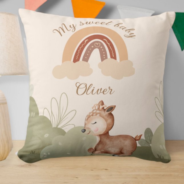 Personalized rainbow pillow with name kissen (Von Creator hochgeladen)