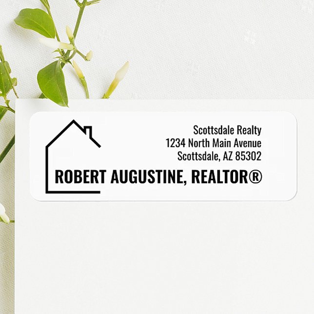 Personalized Realtor Return Address Label (Von Creator hochgeladen)