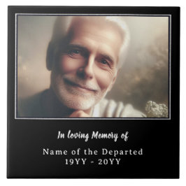 Personalized Remembrance Keepsake Photo Name Dates Fliese