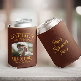 Personalized Retiree Party Favor Retirement Photo  Dosenkühler