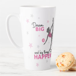 Personalized Rhythmic Gymnast Dream Big Coffee Mug Milchtasse