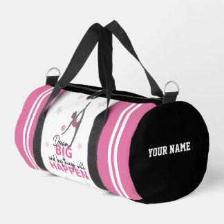 Personalized Rhythmic Gymnast Dream Big Duffel Bag Duffle Bag