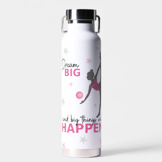 Personalized Rhythmic Gymnast Dream Big Water Bott Trinkflasche