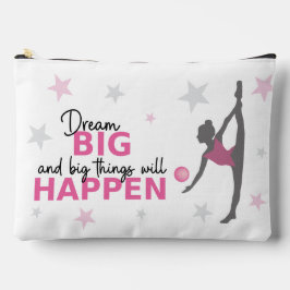 Personalized Rhythmic Gymnast Dream Big Zipper Pou Zubehörtasche