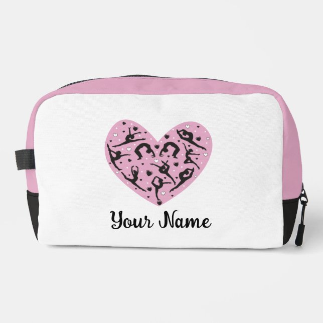 Personalized Rhythmic Gymnastics Makeup & Accessor Waschbeutel (Vorderseite)