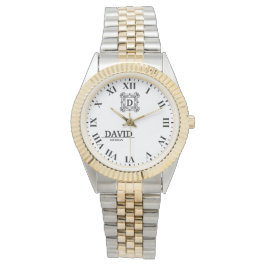 Personalized  Roman NumeralCustom Engraved Name Ti Armbanduhr