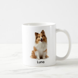 Personalized Sable Sheltie “I Own You” Kaffeetasse