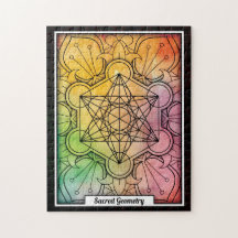 Personalized Sacred Geometry Metatron’s Cube