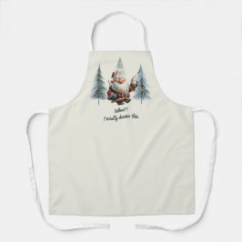 Personalized Santa Apron Schürze