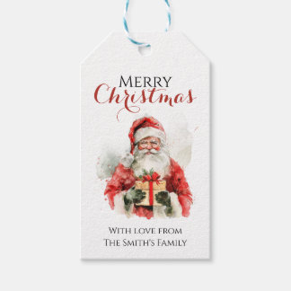 Personalized Santa Gift Tag – Custom Christmas Lab Geschenkanhänger