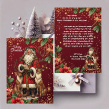 Personalized Santa Letter North Pole Cute Reindeer