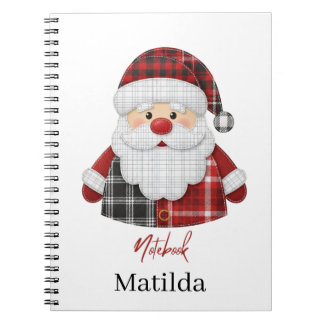 Personalized Santa notebook  Notizblock