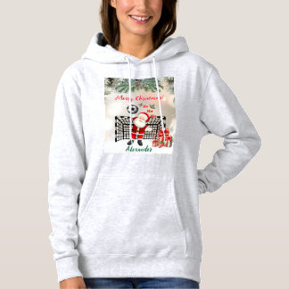 Personalized Santa Soccer Christmas Santa Soccer Hoodie