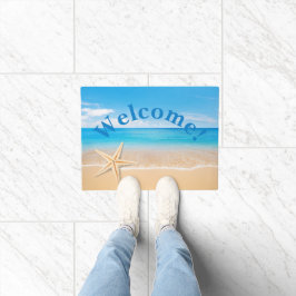 Personalized Seaside Welcome Doormat Fußmatte