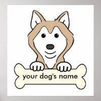 Personalized Siberian Husky