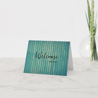 Personalized simple Elegant Welcome to the team Karte
