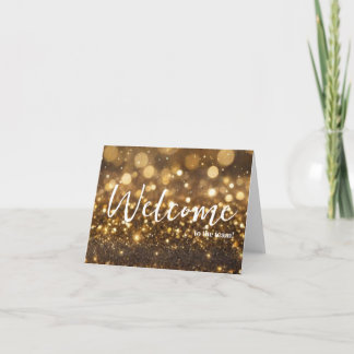 Personalized simple Elegant Welcome to the team Karte