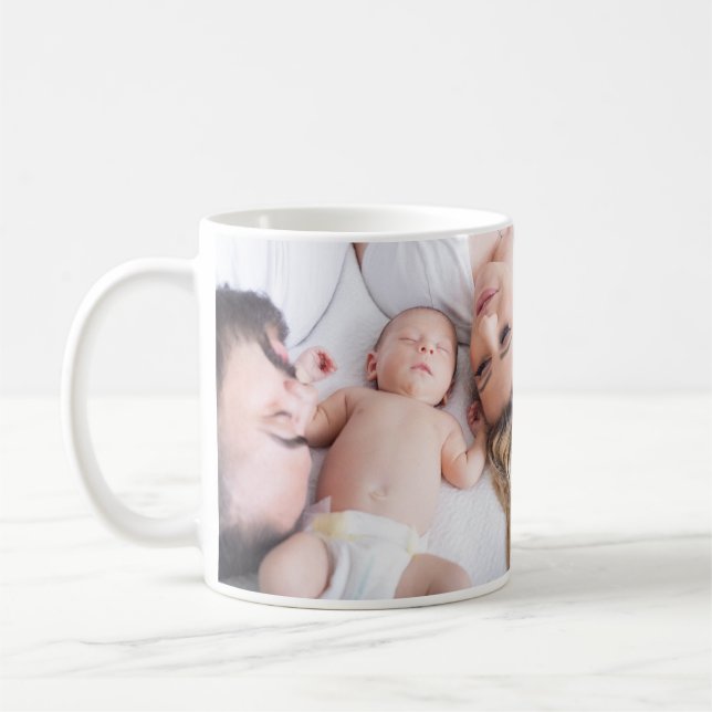 personalized simple monogram name first christmas  kaffeetasse (Links)