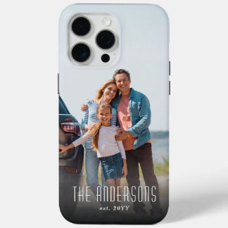 Personalized Single Family Photo & Name Case-Mate iPhone Hülle