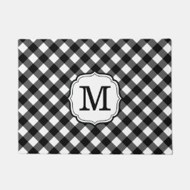 Personalized Single Initial Monogram Door Mat Fußmatte