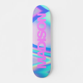 Personalized Skateboard Name Pink Girly Modern