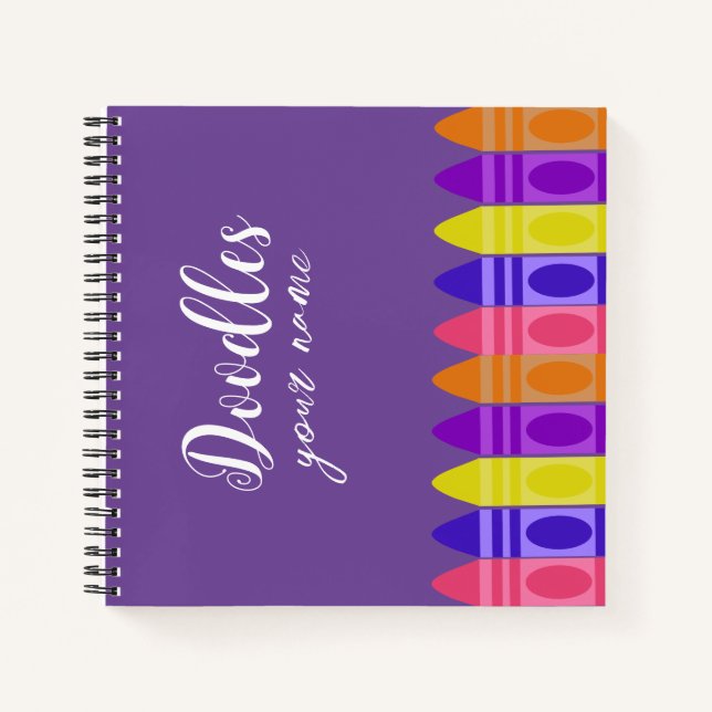 Personalized Sketch Book Doodles Notebook Notizbuch (Vorderseite)