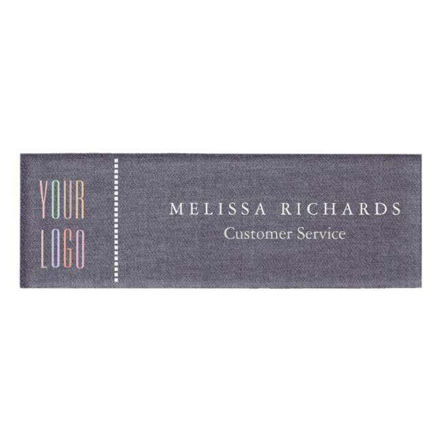 Personalized Small Name Badge Namenschild (Vorderseite)