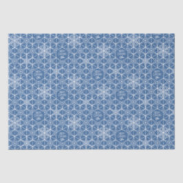 Personalized Snowflake star Holiday wrapping paper Seidenpapier