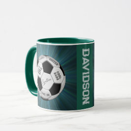 Personalized Soccer Ball Birthday | Age Name Text Tasse