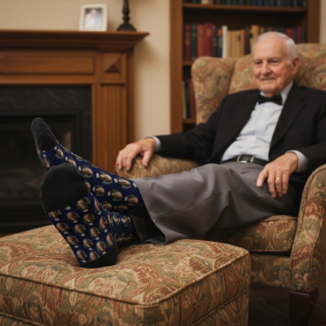 Personalized socks with grandpa's photo, Custom  Socken (Von Creator hochgeladen)
