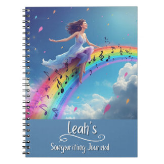 PERSONALIZED Songwriting Journal, Spiral Bound Notizblock