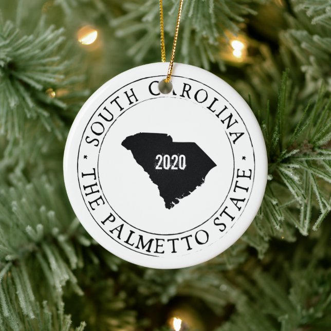 Personalized South Carolina Ornament (Baum)