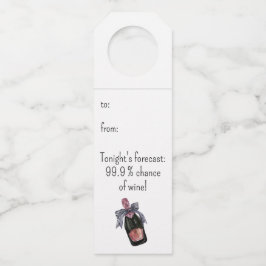 Personalized Special Event Bottle Hanger Tags Flaschenanhänger