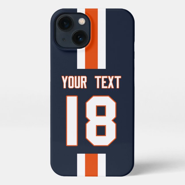 Personalized Sports Jersey  iPhone Hülle (Rückseite)