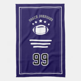Personalized Sports Towel | Custom Football Player Geschirrtuch