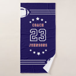 Personalized Sports Towel Players and Coach Badehandtuch