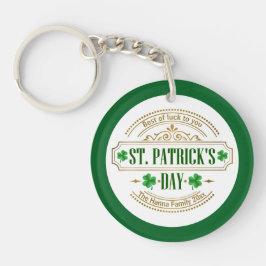 Personalized St. Patrick's Day I Luck of the Irish Schlüsselanhänger