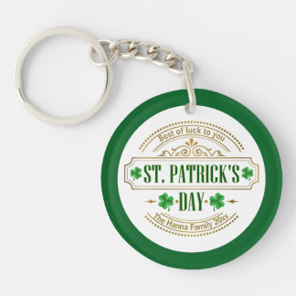 Personalized St. Patrick's Day I Luck of the Irish Schlüsselanhänger