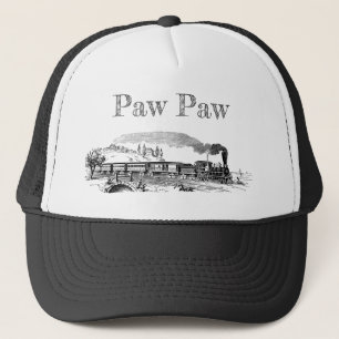 Personalized Steam Train Vintage Truckerkappe